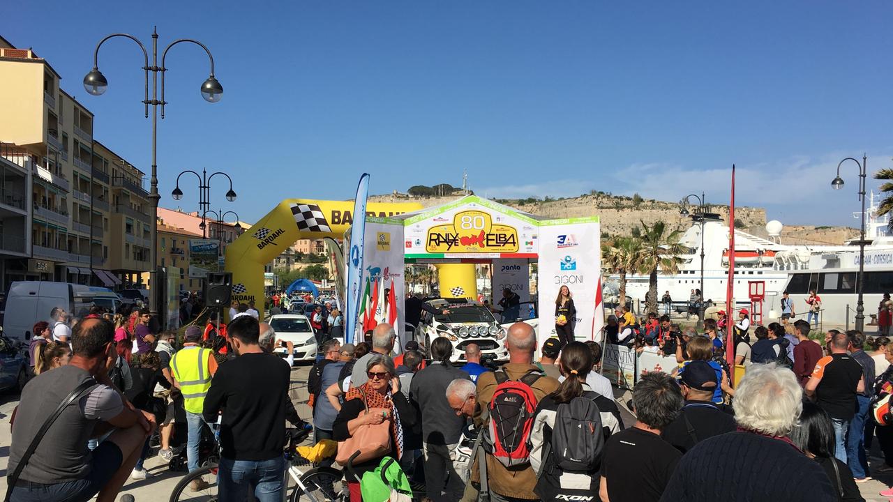 Fontana in testa dopo la prima giornata del Rallye Isola d'Elba