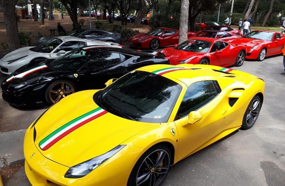 Il tour Ferrari in pineta Marradi