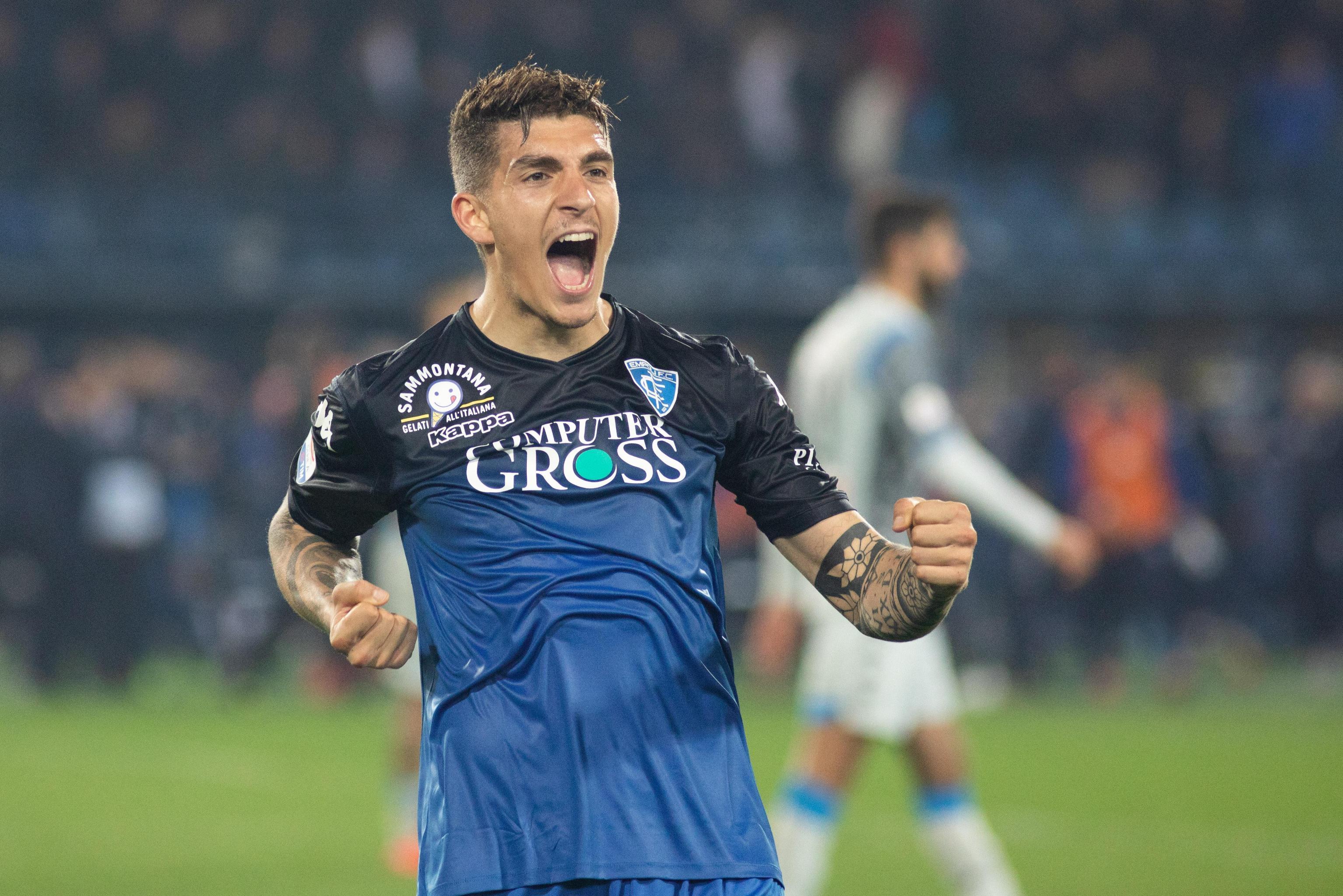Il difensore azzurro Giovanni Di Lorenzo (foto Ansa)