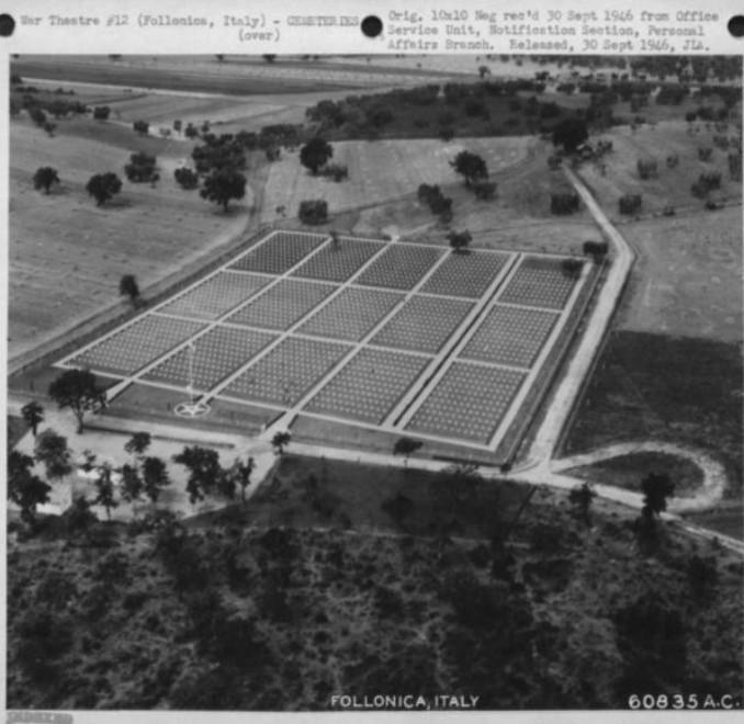 Il cimitero Usa “riscoperto” a Follonica 