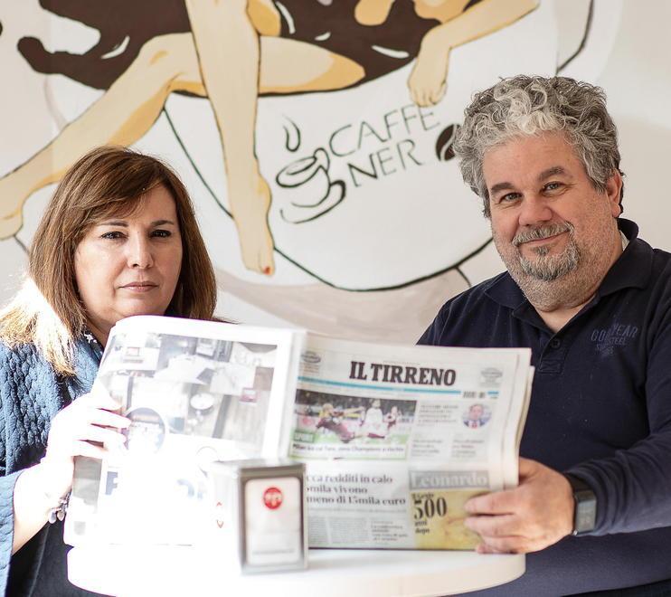 Caffè Tirreno fa tappa al bar “Caffè Nero” in via del Crocifisso
