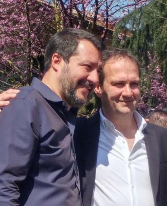 Stop al traffico in via di Piaggia durante il comizio di Salvini 