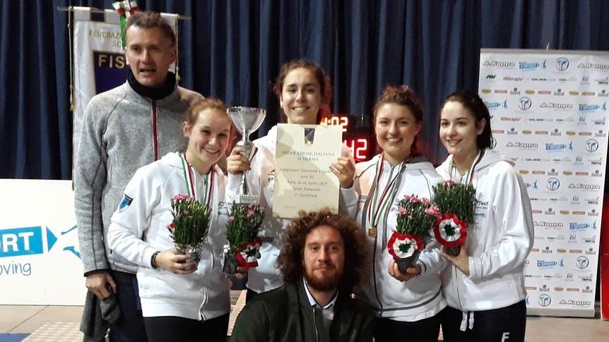 Assalto vincente per la Bernardi Le ragazze della spada sono promosse in B1
