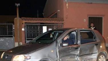 <b>DISTRUTTA.</b> La Fiat Punto coinvolta nell’incidente avvenuto ieri pomeriggio in via Provinciale pisana