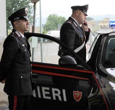 Un controllo dei carabinieri 
