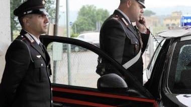 Un controllo dei carabinieri
