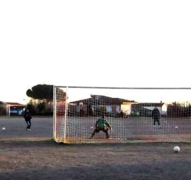 Il campetto da calcio di Montignoso 