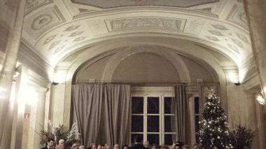 Un momento del concerto della Corale Santa Cecilia