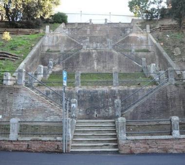 La Scala Santa in centro a San Miniato  