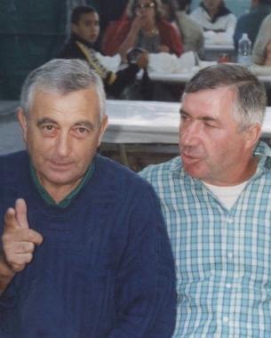 <b>AMICI.</b> Guelfo Lucchetti (a destra) con Giussano Valentini 
