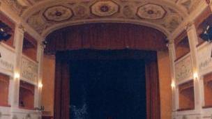 L’interno del teatro di Bartolo