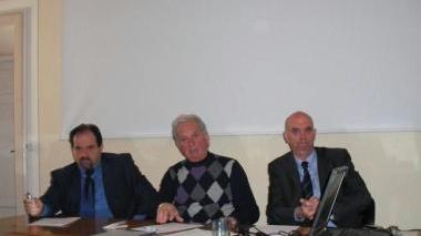 <b>I SINDACI </b>Da destra Martignoni Giannoni e Cerri