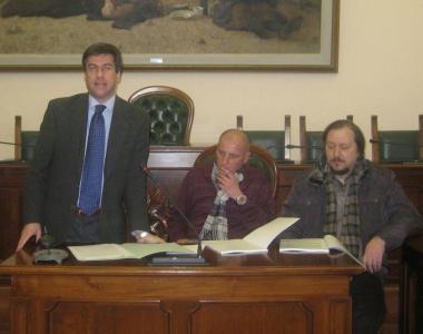 <b>PRESENTAZIONE</b> ieri in Comune 
