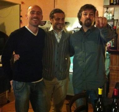 <strong>I NAVIGANTI.</strong> Giorgio Cerasa, Tiziano Scarpettini e Simone Androvandi
