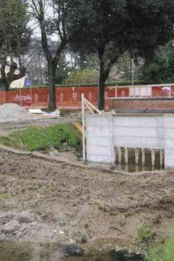 I lavori in corso sul canale 