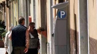 Uno dei parcometri della Ztl
