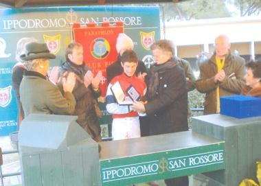 Un momento della premiazione 