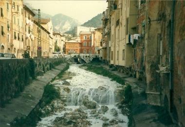 Il fiume Carrione e Gianenrico Spediacci 