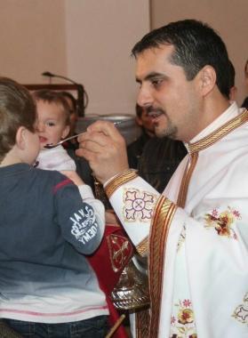 Il rito ortodosso nella chiesa della Misericordia 