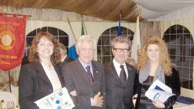 Le due nuove socie: a sinistra Lorenzini e a destra Francalacci con Cortonesi e Gucci