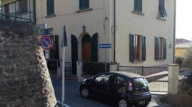 Uno dei punti a rischio di via Diolaiuti