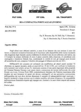 Prima dovete parlare con i lavoratori