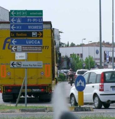La viabilit&agrave; nella zona della Fontina 