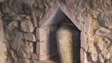 Il cippo etrusco rinvenuto