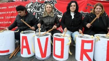 Una manifestazione in difesa dell’occupazione