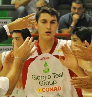 Francesco della Torre, giocatore proveniente dal vivaio della Giorgio Tesi Group 
