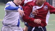 Un’azione di calcio giovanile fra Pietà e Audax