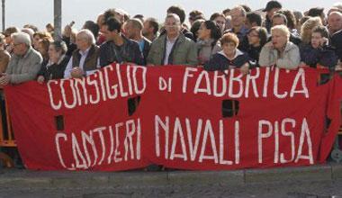 Gli operai dei Cantieri Navali scrivono a Napolitano