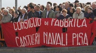 Gli operai dei Cantieri Navali scrivono a Napolitano