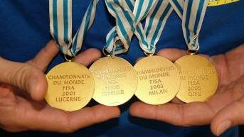 <b>I TITOLI. </b> È stato quattro volte campione del mondo nel quattro di coppia pesi leggeri