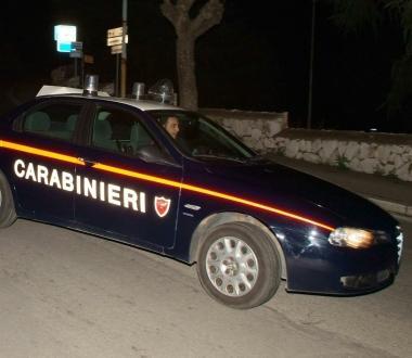 <b>I CARABINIERI </b>durante controlli 