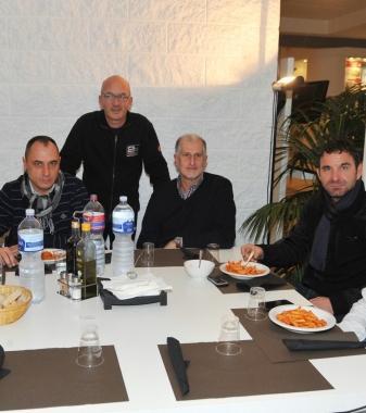 I rossoneri a pranzo alla palestra Ego 