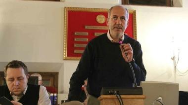 Paolo Panattoni sindaco di San Giuliano e a sinistra il vice Juri Sbrana