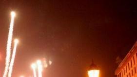 I fuochi d’artificio sui lungarni dell’anno passato