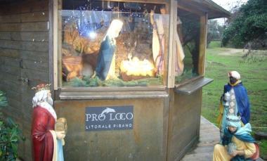 Ricompare la statua del presepe a Tirrenia