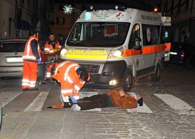 I soccorsi al ferito 
