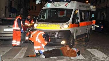 I soccorsi al ferito