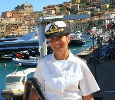 <b>COMANDANTE.</b> Giorgia Capozzella       