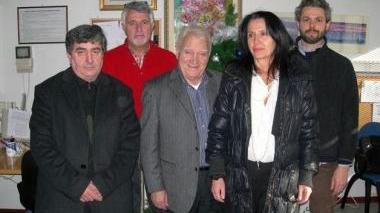 Il gruppo della produzione cecinese ospite della redazione del Tirreno