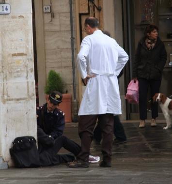 <b>IL SOCCORSO </b>in piazza a Orbetello 