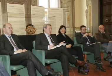 Alcuni componenti della giunta provinciale  