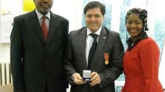 Vinchesi con il presidente della associazione dei Comuni del Mali