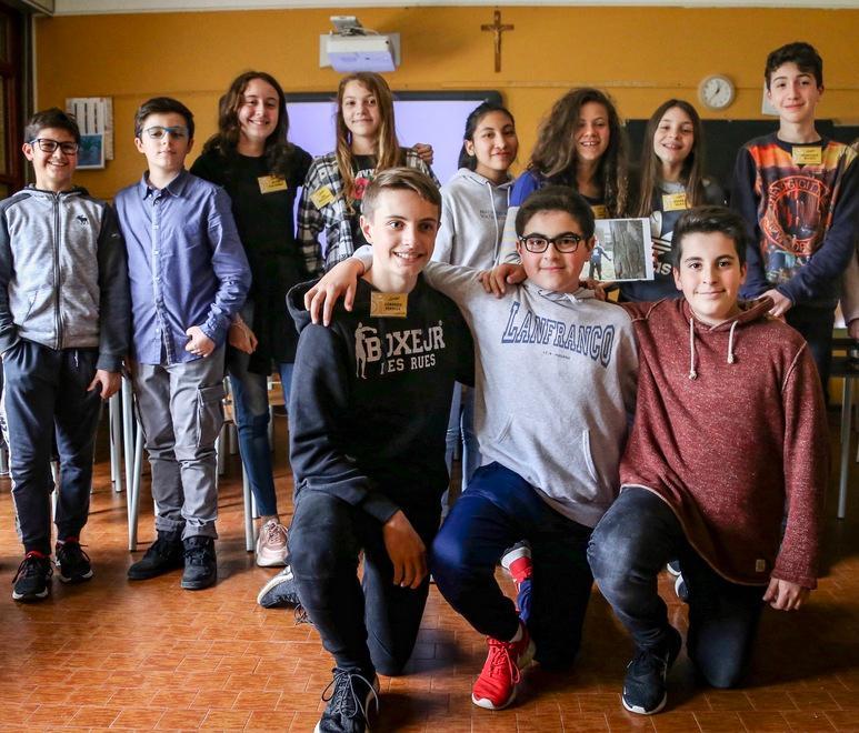 Alle Lanfranco la foto si... studia Vince Kiara