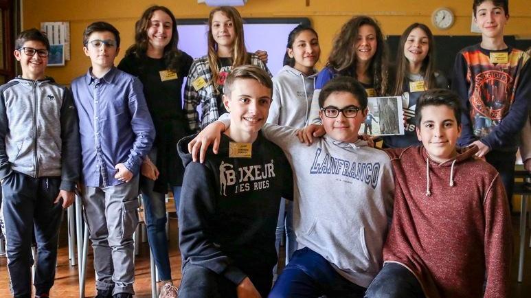 Alle Lanfranco la foto si... studia Vince Kiara