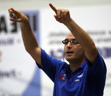 Lallenatore della Zetagas Federico Barsotti     