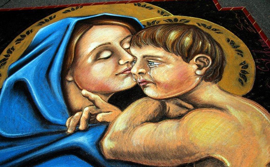 L’arte dei madonnari al Santuario 